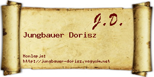 Jungbauer Dorisz névjegykártya